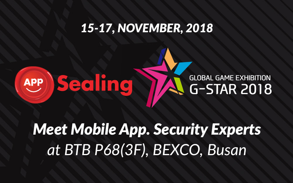 Meet AppSealing at G-Star 2018